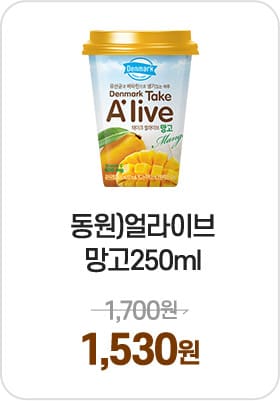 동원)얼라이브망고250ml